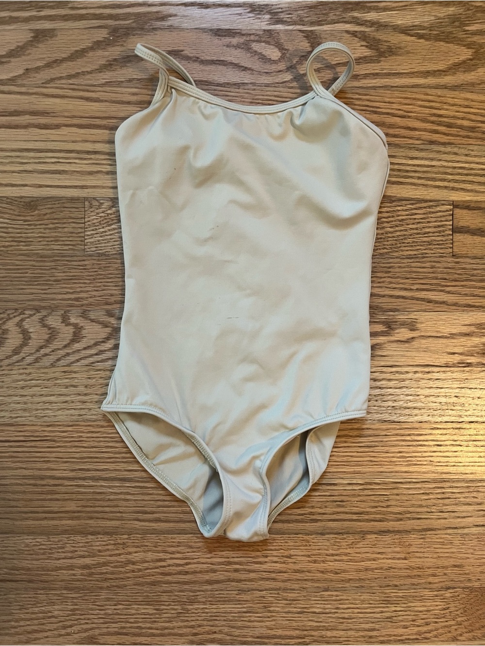 Bloch Nude One-Piece Leotard Girls Sz 6x-7